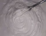 A picture of step 1 of Coffee cocktail cake (heart shape 2nd part).