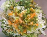 Foto del paso 4 de la receta: Ensalada de lechuga con zapallito italiano