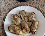 Foto del paso 7 de la receta: Berenjenas rellenas de ternera y champiñón
