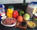 Foto del paso 1 de la receta: Pimentones rellenos con carne
