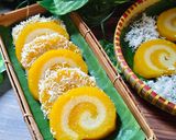Foto langkah ke 8 dari resep Cenil Singkong Gulung.