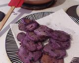 Φωτογραφία βήματος 6 της συνταγής Mini pancakes με blueberries και κομματάκια σοκολάτας 🥞