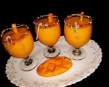 A picture of step 4 of Mango Tango drink.