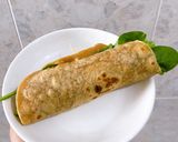 Hình bước làm 5 của món Wholewheat tortilla chicken wrap