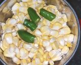 A picture of step 1 of Sweet corn cheela.