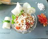 A picture of step 4 of Seasonal Bhel.