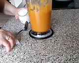 Foto del paso 10 de la receta: Crema de Calabaza con Naranja y Azafrán