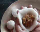 A picture of step 9 of Assamese Mohura Pitha.