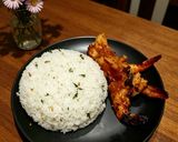 Foto langkah ke 7 dari resep Udang Bakar dan Nasi Daun Jeruk.