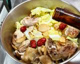 清酒娃娃菜雞湯(簡單料理）的食譜步驟9照片