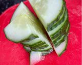 A picture of step 1 of Easy Peasy Caesar-y Salad.