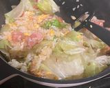 A picture of step 6 of My family’s favourite fried rice! - Mayonnaise and soy sauce are the secret ingredients🪄💫.