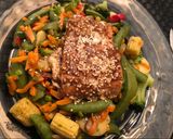 Ázsiai stílusú lazac recept fázis 4 fotója