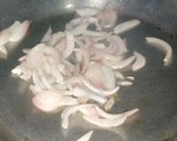 A picture of step 3 of Fried rice with shashlik masala.
