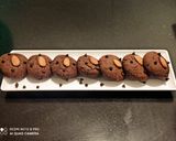 A picture of step 8 of Fudgy Brownie cookies.