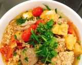 Hình bước làm 8 của món Bún riêu cua