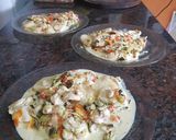Foto del paso 7 de la receta: Pollo al verdeo plus con papas a la crema
