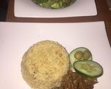 A picture of step 7 of Afghan rice&lamb in ketchup&mayo.