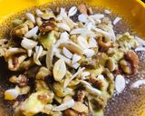 A picture of step 2 of Gondhoraj pudding.