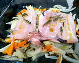 Foto del paso 1 de la receta: Merluza al horno con verduras