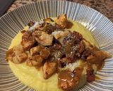 Foto del paso 4 de la receta: Pollo con bacon y cebolla en salsa miel mostaza