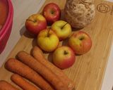 ,,Surówka z dynią, jabłkiem, marchwią i selerem,, krok przepisu 1 zdjęcie