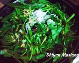 Foto langkah ke 4 dari resep 4. Tumis Kangkung Bunga Pepaya.