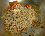 A picture of step 3 of Soya Bhurji.