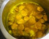 A picture of step 2 of Fali Dhokli cluster beans.