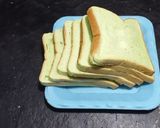 Foto langkah ke 1 dari resep Olahan Agar2 dan Roti Tawar Pandan.