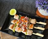 Foto langkah ke 5 dari resep Sate Tuna Sambal Matah.