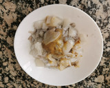 Foto del paso 1 de la receta: Arròs de llamàntol blau i gamba vermella