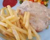 Foto langkah ke 7 dari resep Chiken Steak with Cream Sauce.