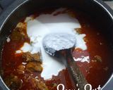 A picture of step 4 of Kolhapuri Mutton.