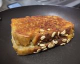 Foto del paso 5 de la receta: Sándwich🥯hawaiano🥓en pan de plátano🍞🥯🍍