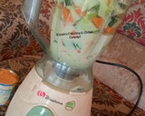 A picture of step 3 of Cucumber shake.