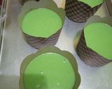 Foto langkah ke 4 dari resep Muffin Pandan Keju (w.20).