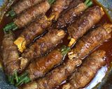 Foto langkah ke 4 dari resep Beef Vegetables Roll ❤️✨.