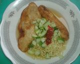 Foto langkah ke 7 dari resep Mpek-mpek tanpa ikan ala rumahan.
