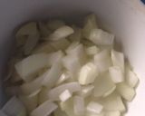 Hình bước làm 1 của món Salad bơ gà giảm cân
