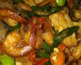 Foto langkah ke 5 dari resep Tumis udang tahu pete.