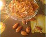A picture of step 1 of Dryfruit chikki.