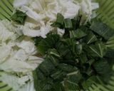 Foto langkah ke 1 dari resep Sayur Bobor (Sawi, Toge, Tempe).