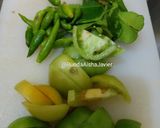 Foto langkah ke 4 dari resep Cumi Cabe Ijo.
