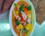 Hình bước làm 8 của món Mực xào chua ngọt