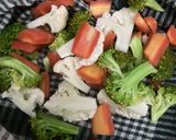तंदूरी वेजटेबल्स पनीर टिक्का (tandoori vegetables paneer tikka recipe in Hindi) रेसिपी चरण 1 फोटो