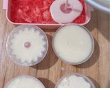 Foto langkah ke 5 dari resep Puding Lumut Merah Putih.