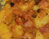 आलू गाजर की सब्जी (Aloo Gajar ki sabzi recipe in hindi) रेसिपी चरण 3 फोटो