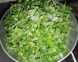 A picture of step 4 of Fenugreek leaves Bhaji.