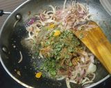 A picture of step 3 of Shahi Matar Mushroom Paneer.